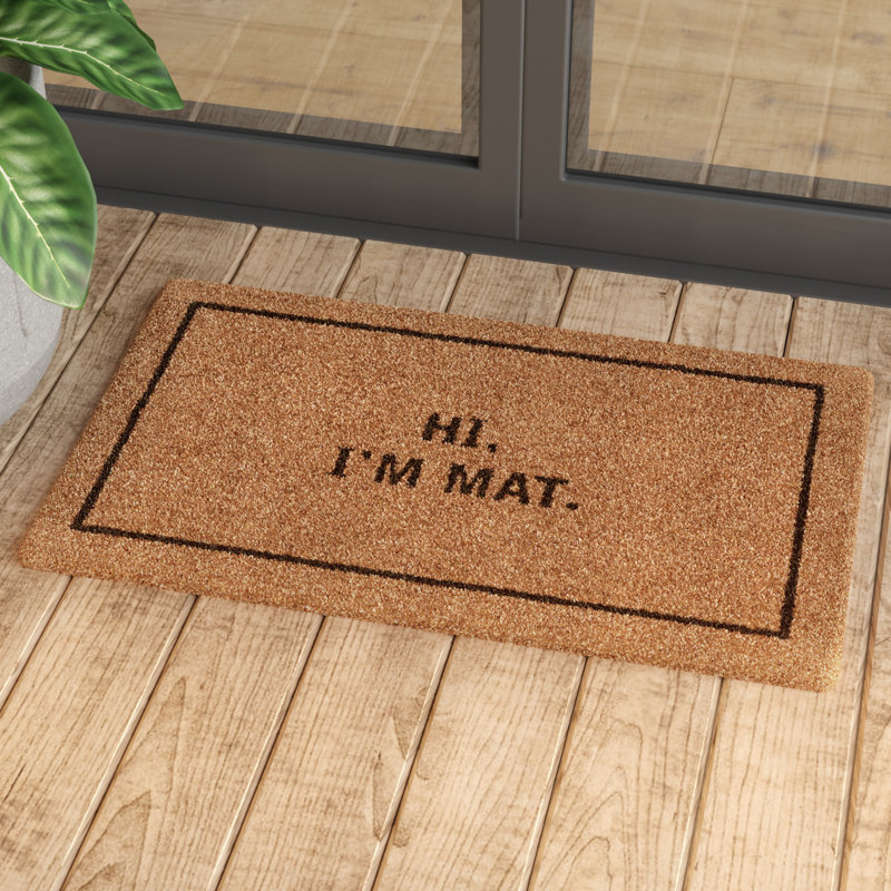 Mercury Row Ursae Hi I'm Mat Doormat & Reviews Wayfair
